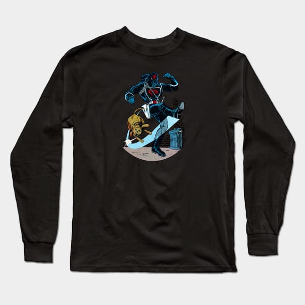 Cobra Commander is a bad man Long Sleeve T-Shirt by the Nighttime Podcast